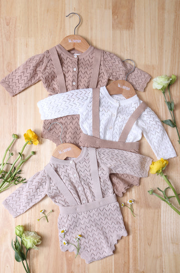 Knitted Bloomers With Straps BR